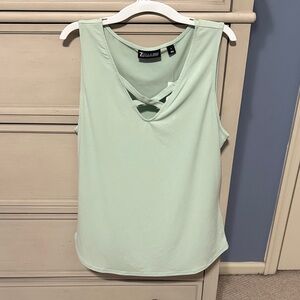 Zac & Rachel Women's Mint Green Sleeveless Top